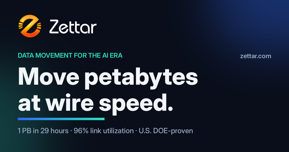 zx File — High-Speed Large File Transfer at Scale | Zettar